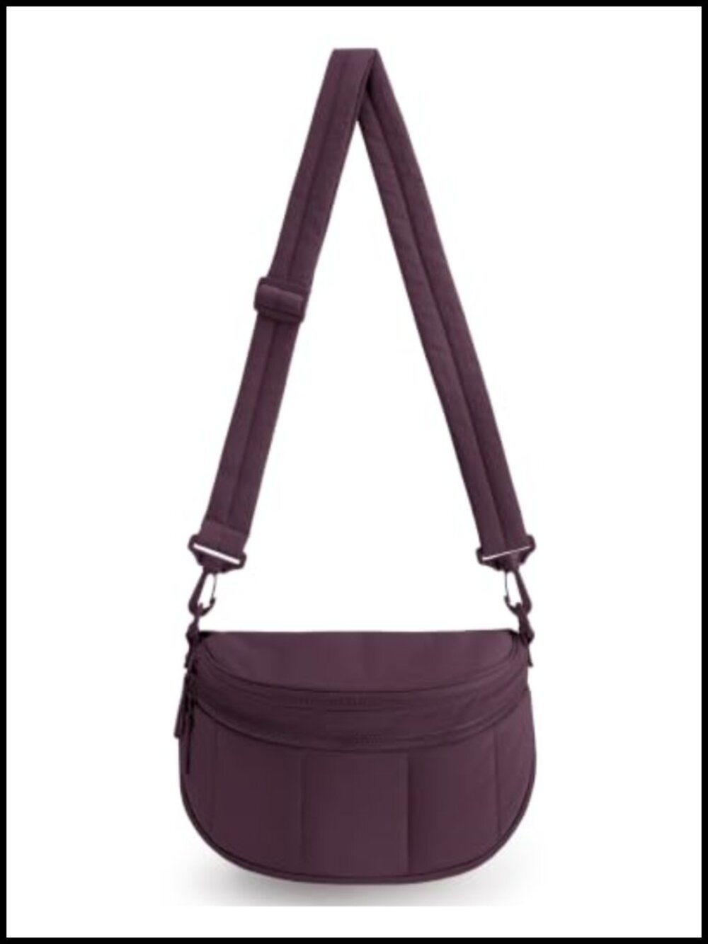 Water Resistant Puffer Crossbody Bum Bag Fanny Pack Travel Purse
